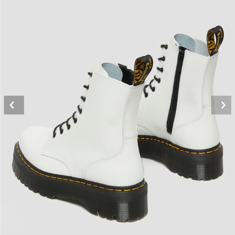 Dr. Marten’s White Jadon Boots - Picture 3 of 7